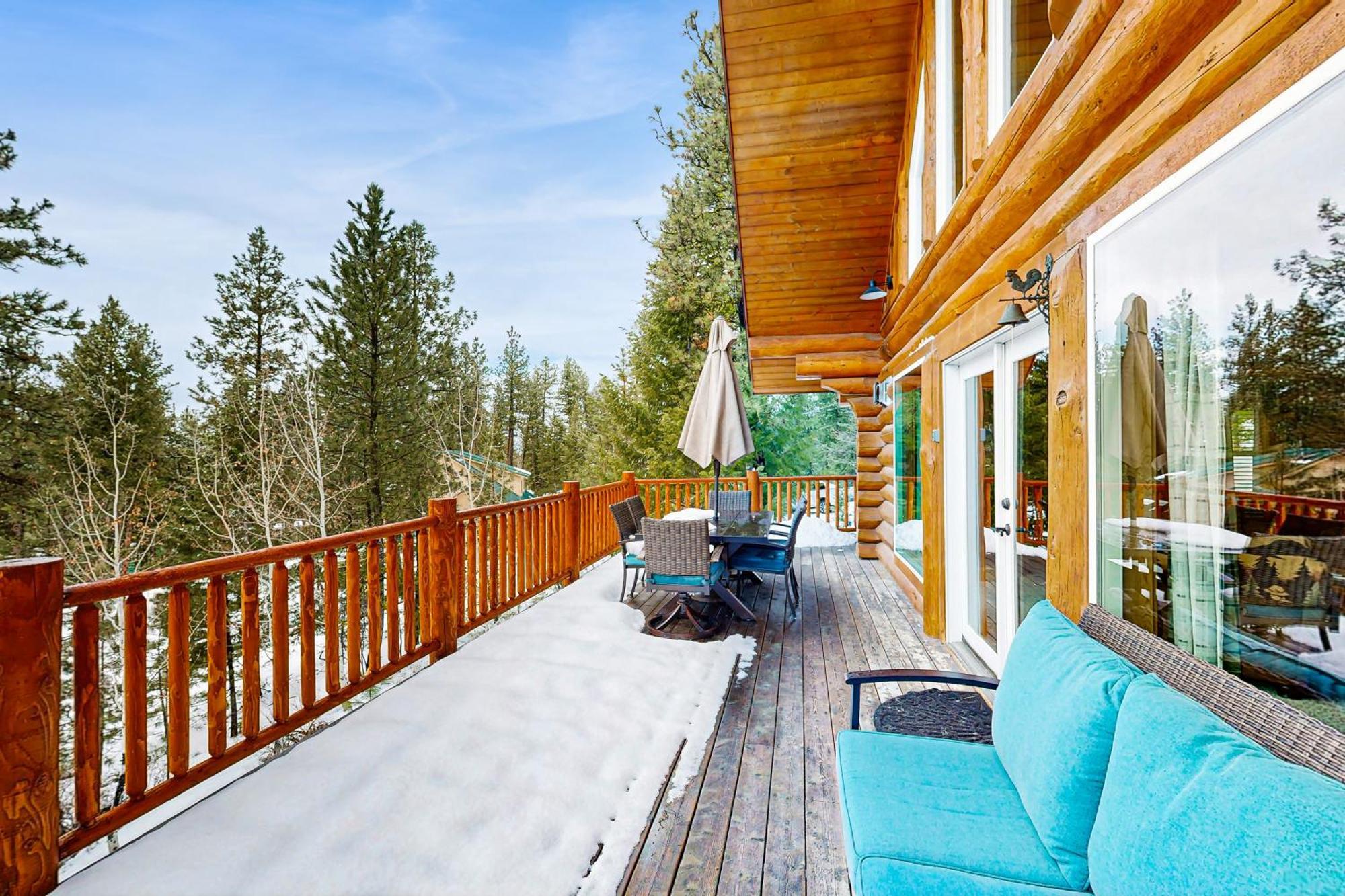 Cascade Lakeview Log Cabin Exterior photo