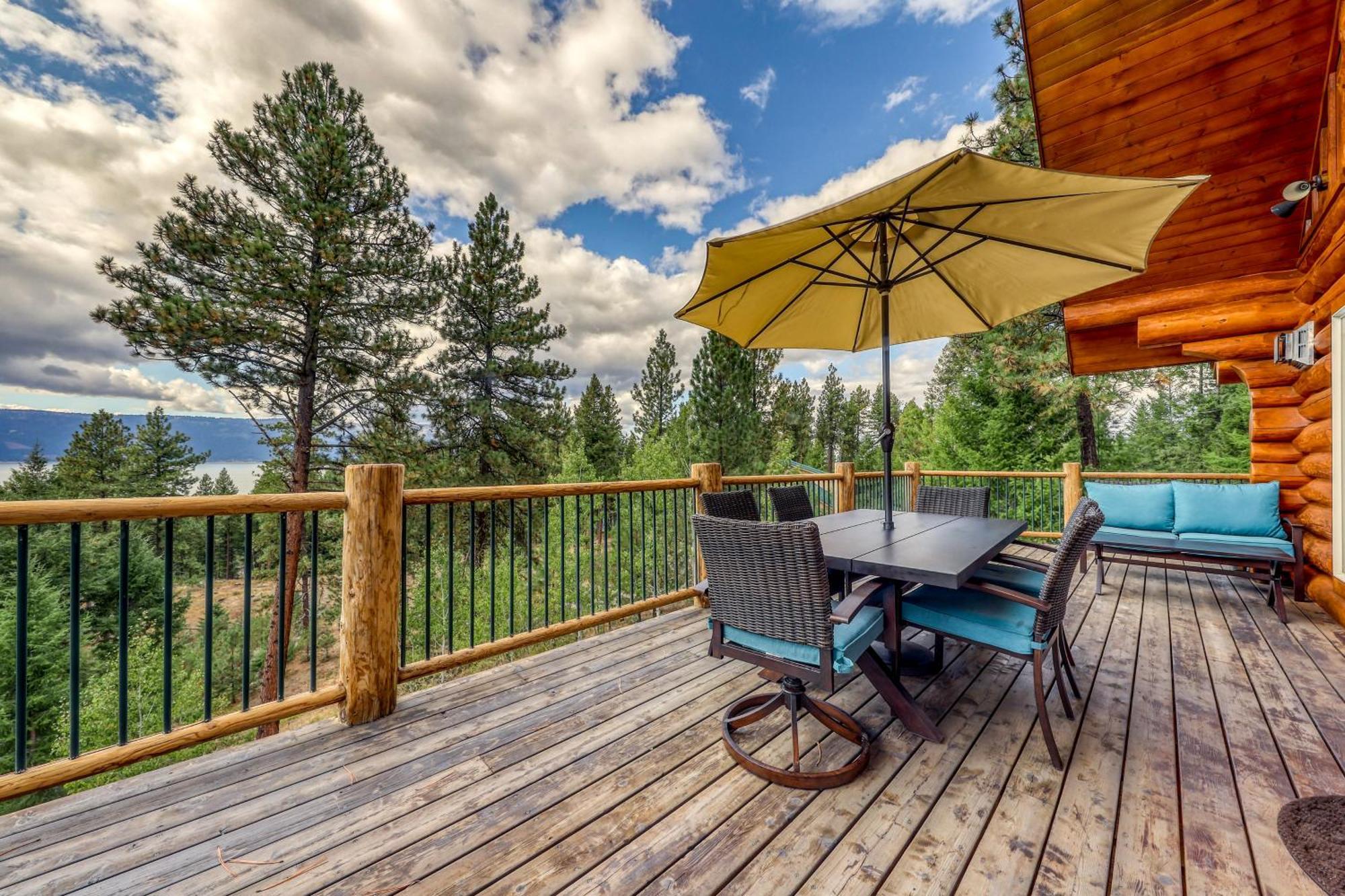 Cascade Lakeview Log Cabin Exterior photo